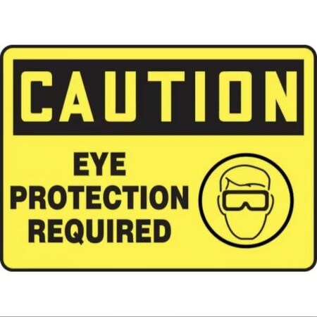 Accuform OSHA CAUTION SAFETY SIGN EYE MPPE795XL MPPE795XL